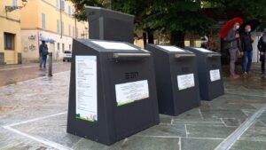 Isole ecologiche interrate a Parma in P. le Bertozzi